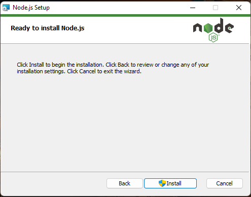 NodeJS Setup 2